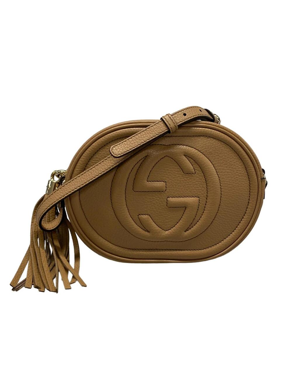 Gucci Soho Light Brown Leather Shoulder #324031G15B